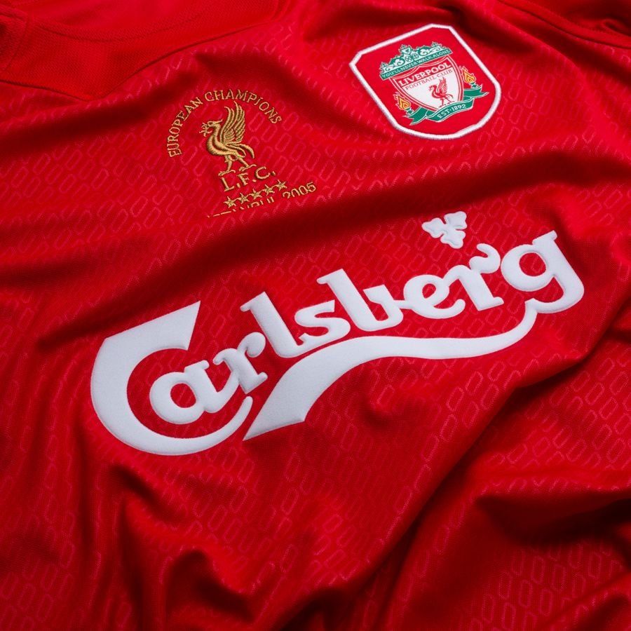 Liverpool Home Shirt Istanbul 2005 Long Sleeves - Men's-SoccerKits Hub | Buy Soccer Jerseys Online